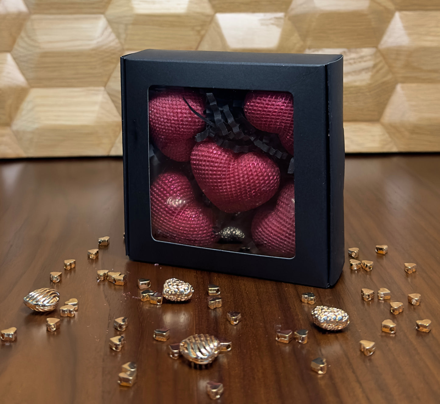 Mesh heart wax melt 5-pack
