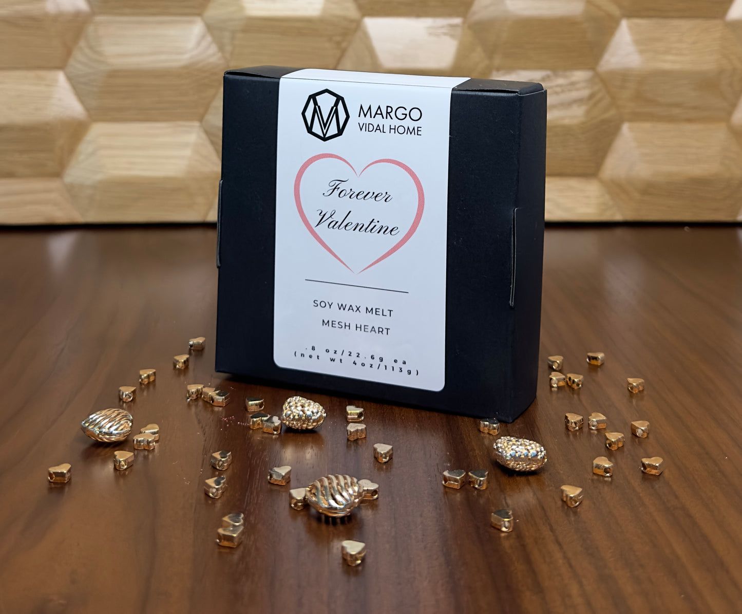 Mesh heart wax melt 5-pack
